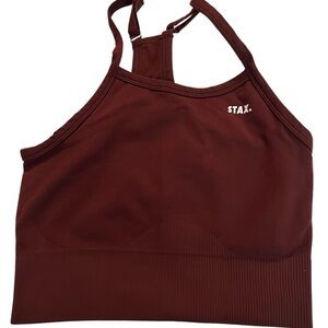 Women's Burgundy Sports Bra